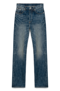 Hollywood High-Rise jean in washed blue, flat front view